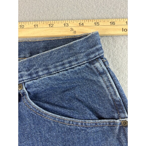 Wrangler Mens Jeans 33x32 Blue Dark Wash Five Star U Shape Regular Fit 96501DS - Picture 5 of 12